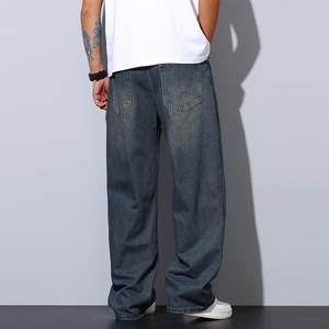 Bulk Quantity New Stylish Fashionable <b>Men</b> Oversized <b>Denim</b> Pant Latest Design OEM Service <b>Men</b> Oversized <b>Denim</b> Pant <b>For</b> Sale - Product Image 2