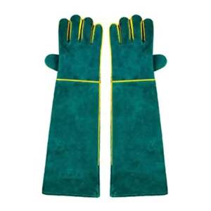 Gants de soudage en cuir de vachette vert CE, gants de travail industriels en cuir, gants de travail lourds en cuir, gants de construction - Product Image 1