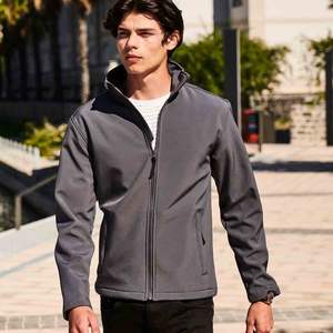 Chaqueta Softshell de Poliéster para Hombre de Alta Calidad, Tejido Ligero, Diseño Personalizado para Exteriores, Casual de Invierno, con Letras Grandes - ¡Venta Caliente! - Product Image 3