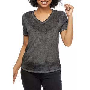 Canotta Junior American Rag Burnout Nera Taglia L in Tessuto Lavorato a Maglia con Ricami e Stampe Decorative, Imbottita - Product Image 1