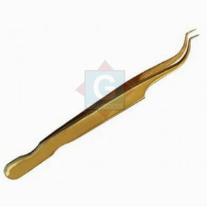 Pince à cils en acier inoxydable de haute qualité Instruments de beauté d'extension de précision - Product Image 3