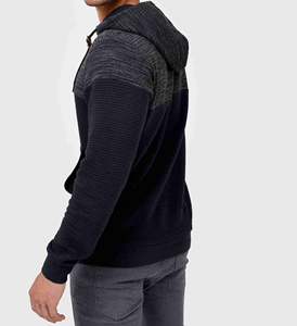 À la mode élégant prix de gros logo personnalisable haute qualité hommes surdimensionné 100% coton solide hiver sweats à capuche Service OEM - Product Image 2