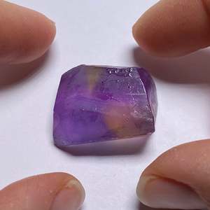 Ametrine naturelle bolivienne, pierre précieuse en vrac, haute qualité, facettée, marquise ovale, mélangée avec péridot, tourmaline, rubis, améthyste rouge et jaune - Product Image 4