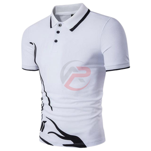Camiseta de polo para hombre con servicio OEM, camiseta de polo de secado rápido para hombre, camiseta de polo de talla grande de algodón para hombre, camiseta transpirable de talla grande - Product Image 6