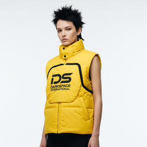 Haute qualité hommes décontracté sans manches bouffant gilet toile Nylon Polyester col rond fermeture à glissière respirant séchage rapide coupe-vent - Product Image 1