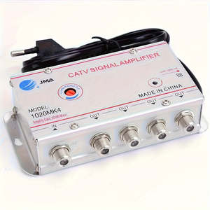 เครื่องขยายสัญญาณเสาอากาศทีวีดิจิตอล 20dB ปลั๊ก EU 220V อุปกรณ์ทีวีภายในบ้าน เครื่องรับและขยายสัญญาณเคเบิลทีวี - Product Image 3