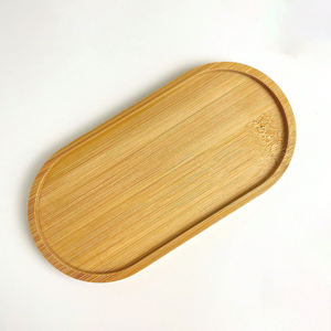 ถาดทำขนมไม้ไผ่ทรงรีถาดชาไม้แบบยั่งยืน - Product Image 1