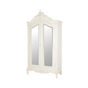 Armario de madera con dos puertas con muebles de dormitorio de cristal diseño minimalista moderno muebles de alta calidad - Product Image 1