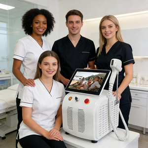 Máquina de Depilación Láser de <span class=keywords><strong>Diodo</strong></span> Portátil de 3 Longitudes de Onda 755 808 1064, Aprobada por la CE, con Enfriamiento por Hielo, Indolora - Product Image 1