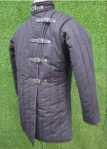 Authentique Médiéval Européen Coton Gambeson Manteau Fait à la Main Durable Rembourré Armure Reconstitutions Cosplay Confortable Logo Émaillé - Product Image 2