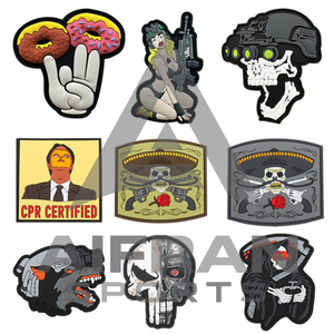 Parches 3D de PVC AIFRAN |   Insignia de Apoyo a la Salud del Servicio Nacional de Salud (NHS) |   Etiqueta de Primeros Auxilios Médicos |   Parche de Goma con Velcro para Equipo - Product Image 1