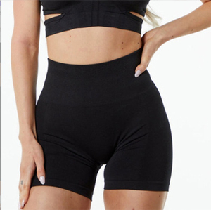 2025 USA Wholesale Customized High Waist Fitness Yoga Shorts Seamless Sports Gym <b>Clothing</b> for Women Custom Order - Product Image 5