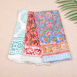 Bandana en coton fait main, écharpe bohème, bandeau pour cheveux, écharpe légère d'été, cadeau unisexe - Product Image 2
