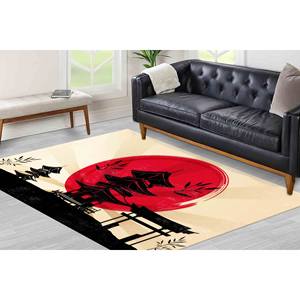 พรมวัดญี่ปุ่น: ของตกแต่งที่เน้นการลื่นพรมพิมพ์ลายพร้อมพรมเนื้อนุ่ม - Product Image 5