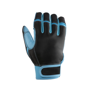 Custom Baseball <b>Batting</b> <b>Gloves</b> with Durable Leather Palm Breathable Fit and Secure Wrist Closure for Team Training - Product Image 4