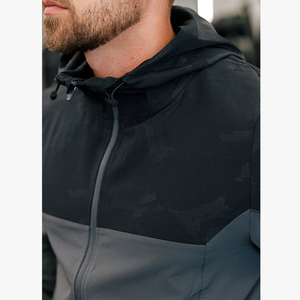 Chaqueta Cortavientos de Lona Personalizada de Muestra de Fábrica, Chaqueta Deportiva de Alta Calidad con Cremallera Completa, Cortavientos con Capucha Estilo Vintage para Entrenamiento - Product Image 4