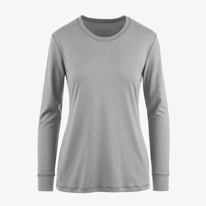 Moda manga larga bajo médico Scrubs camisas estiramiento transpirable mujeres médico enfermería bajo Scrubs camisetas para la venta - Product Image 3