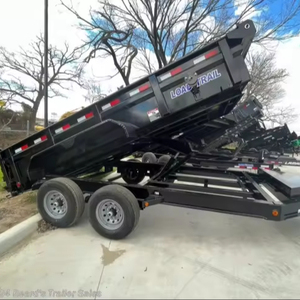 Remorque agricole de qualité Remorque robuste Chariot à benne basculante Ranch agricole Capacité de 500kg Chariot à benne basculante en acier - Product Image 1