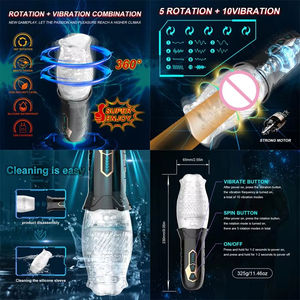 Coupe de masturbation électrique pour homme, simulation vaginale, poche vaginale, massage, masturbateur, appareil d'exercice pénien, jouets sexuels pour adultes masculins - Product Image 4