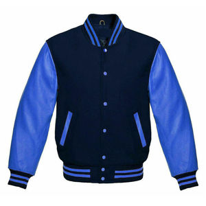 Wholesale Custom Varsity Jacket for Men Latest Design with Black <b>Wool</b> <b>Gold</b> Leather for School Letterman Outfitters - Product Image 1