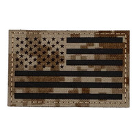Patchs tactiques personnalisés Badges crochet et boucle découpés au laser patch réfléchissant infrarouge lointain pour sac à dos gilet vêtements d'extérieur Oem 2025