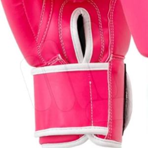 ถุงมือต่อยมวยสำหรับผู้หญิง MMA แบบเต็มนิ้วถุงมือชกมวยแบบหนังสีชมพูพร้อมโลโก้ออกแบบได้ตามต้องการ - Product Image 4