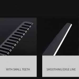 Professionnel japonais 440C coiffeur styliste noir en acier inoxydable droitier 60-62 HRC manucure ciseaux ensemble pointu droit - Product Image 6