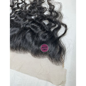 Extensions de cheveux indiens bruts bouclés naturels avec lace frontal suisse 100% vierge avec un seul donneur Fournisseur en gros d'exportation - Product Image 3