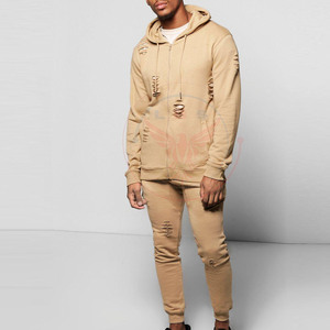 Diseña tu Propio Conjunto Deportivo Informal con Capucha para Hombre, de Invierno, Sólido, con Efecto Desgastado, de Alta Calidad, Transpirable, en Grandes Cantidades - Product Image 3