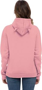 Girl's Plus Size Hooded Sweatshirts Winter <b>Knitted</b> <b>Animal</b> <b>Pattern</b> Design Front Logo Printed - Product Image 5