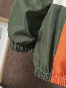 2025 chaqueta cortavientos traje de pantalón transpirable de secado rápido chándal de poliéster moda Casual rompevientos de negocios conjunto de dos piezas - Product Image 5