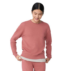 Sudadera holgada de cuello redondo para mujer, Top recortado de cintura alta, manga larga, diseño múltiple, transpirable para primavera Otoño Invierno - Product Image 5