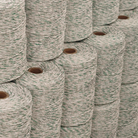 Fil de clôture en polyéthylène durable résistant aux UV pour la protection des pâturages du bétail – Vente en gros directe usine Polywire