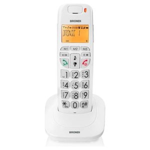 โทรศัพท์ไร้สายแบบดิจิตอล รุ่น Bravo Bright Single  สีขาว รุ่น 10276031 - Product Image 1