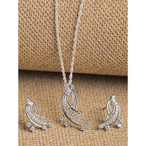 Ensemble de boucles d'oreilles pendantes Iris en argent sterling 925 avec chaîne en forme de diamant taille marquise, bijoux de luxe - Product Image 2