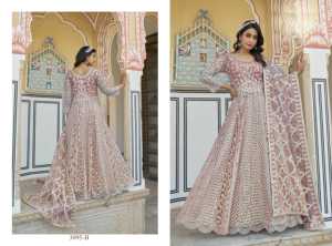 ชุด anarkali ตาข่ายลายผีเสื้อและชุดงานแต่งปักลาย - Product Image 4