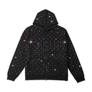 Sudadera con Pedrería para Hombre, Superventas de Invierno, 100% Mezcla de Algodón, Ecológica y Transpirable con un Diseño de Cristales Atractivo - Product Image 1