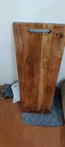 Tabla de cortar de madera de acacia natural de lujo, tabla multiusos para picar, queso y servir en la cocina para hogares modernos - Product Image 3