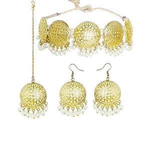 Collier ras du cou avec motif de pièce de monnaie pour les occasions festives - Product Image 2