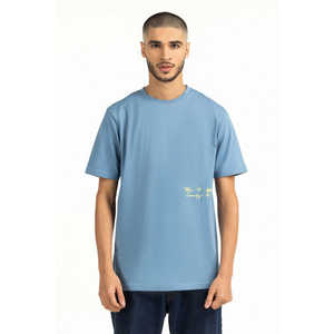 เสื้อยืด Relax Fit ผ้าฝ้าย 100% ลายเรียบพร้อมโลโก้ ผ้าเจอร์ซีย์ระบายอากาศได้ดี มีไซส์ MN-TS-SS25-029 - Product Image 2