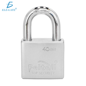 Lucchetto di Sicurezza in Ferro Massiccio con Gancio Corto 40 mm, Cilindro in Ottone con Chiave - Product Image 1