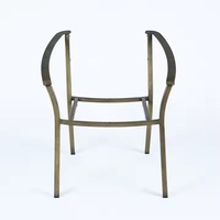 Chaises de salle à manger modernes en bois courbé avec pieds en métal, empilables, pour la maison, le bureau, l'école, l'appartement, le parc ou le restaurant
