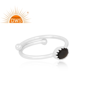 Best Selling 925 Sterling Silver Natural Gold Sheen <b>Obsidian</b> Gemstone Ring Custom <b>Jewelry</b> For Women Gift For Her - Product Image 4