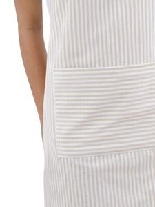 Tablier à bavette teint en fil de coton 100%, bavoir à la taille gris, cuisine salon de coiffure jardin barbecue PE LDPE PU PVC Denim tissu polyester - Product Image 6