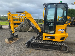 รถขุดขนาดเล็ก JCB 26C-1 Plus 2.6 ตัน แบบสวิงท้าย รุ่นมาตรฐาน มือสองและใหม่ สำหรับขาย รถขุดขนาดเล็กสำหรับงานก่อสร้าง เครื่องยนต์ดีเซล - Product Image 3