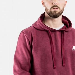 Nueva Sudadera con capucha de lavado ácido de invierno para hombres Regular Fit 100% algodón polar transpirable y Capucha con cordón de secado rápido - Product Image 6