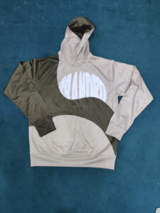 Survêtements de sport souples pour hommes, ensemble de jogging 2 pièces avec logo, ensemble de survêtements de sport à sublimation grande taille en molleton - Product Image 2