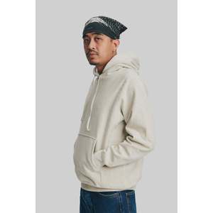 Sweat-shirt à capuche streetwear délavé gris clair avec fermeture éclair, motif camouflage, en molleton bouclette vieilli, modèle 3008 - Product Image 6