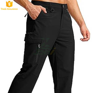 Pantalones Cargo de senderismo para hombre, rectos de peso medio, resistentes al agua, de algodón de secado rápido, tácticos para exteriores, multibolsillos, senderismo, Camping - Product Image 2