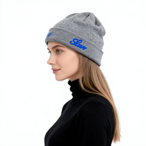 Fabricant de bonnets en tricot brodés personnalisés OEM/ODM, bonnets d'hiver chauds unisexes, vêtements de rue tendance, couvre-chefs MIDEN INTERNATIONAL. - Product Image 4